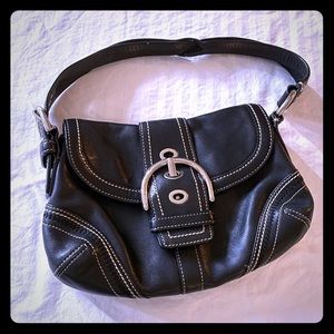 Coach Bag - Black Leather